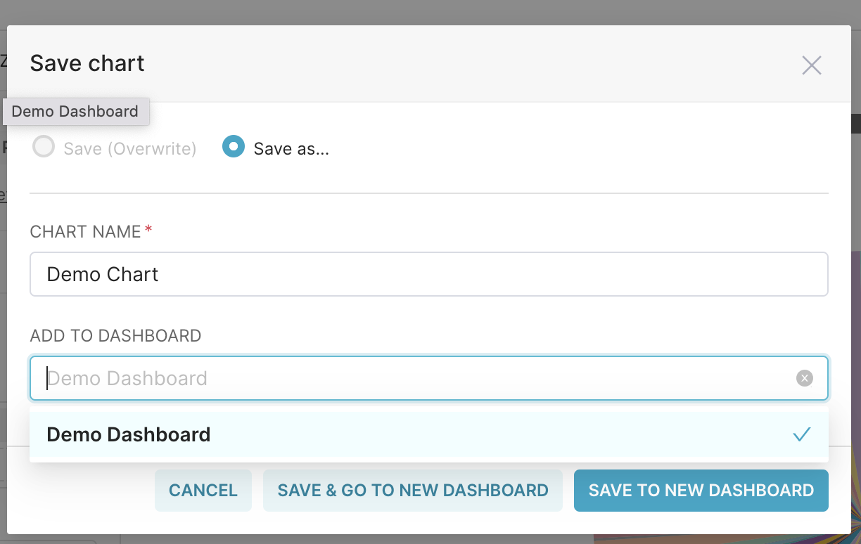 Chart To Dashboard